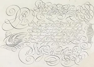 Rotterdam Prints: Writing example with the salutation: Al eccellen