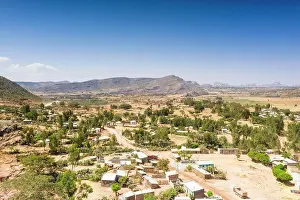 East Africa Prints: Wukro village close to the ancient Abreha We Atsbeha church