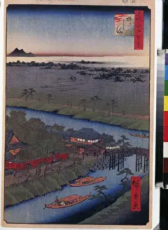 Far East Prints: The Yanagishima Island (One Hundred Famous Views of Edo) by Hiroshige