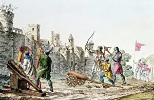 Historic World Event Prints: Hundred Years War between France and England