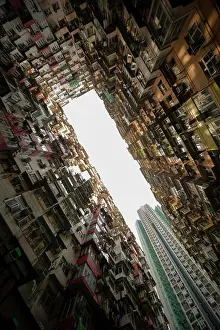 Yik Cheong building, known as monster building located in Quarry Bay