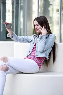 Adolescent Prints: Young, attractive woman (model-released)