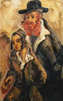 Father Prints: Young Jew and His Father; Jeune Juif et son Pere