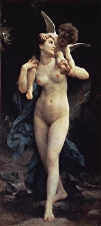 Dreams Prints: The Youthfulness of Love 1877 William-Adolphe Bouguereau (1825-1905/French) Musee d'Orsay