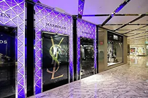 Mall Prints: YSL advertising in Harrolds, a shop in the Westfield Sydney Shopping Centre