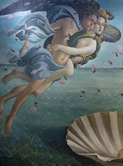 Florence Prints: Zephyr and Aura, Birth of Venus